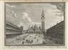 Collection of approximately 110 etched and engraved views of Italy.